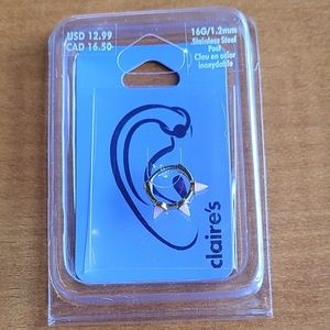 🥳 4 FOR $20 🥳 NWT Stainless Steel Post Piercing